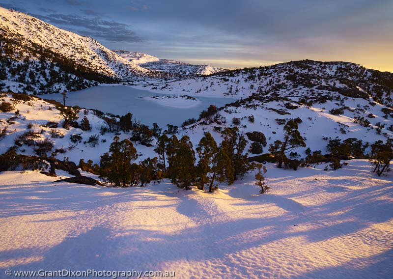 image of Tarn Shelf winter dawn